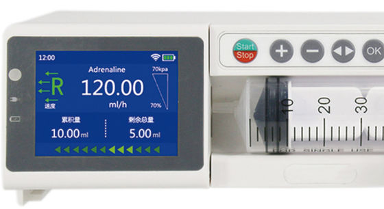ποιότητας  CE Icu Medical Syringe Pump Multiple alarms Button easy control εργοστάσιο