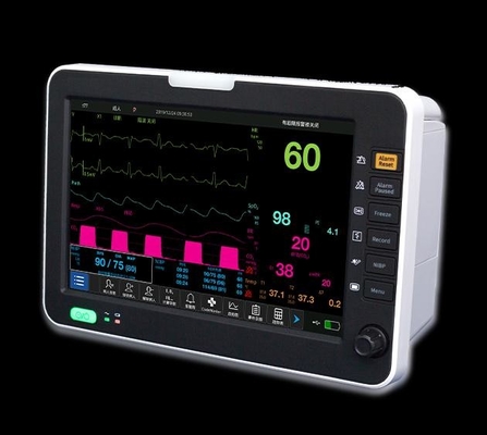 Vitavue 10 φορητό υπομονετικό όργανο ελέγχου, πλήρες σύστημα παρακολούθησης νοσοκομείων φωτεινότητας 240V