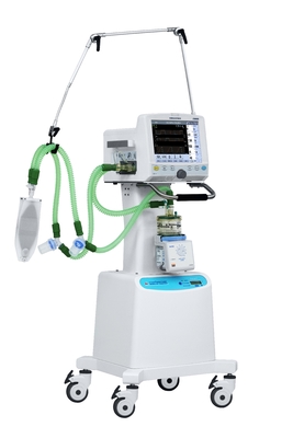 Φορητός εξαεριστήρας Icu 100 συναγερμών, πνευματικά μηχανή αναπνοής εντατικής παρακολούθησης