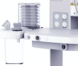 Κτηνιατρική μηχανή αναισθητικού AIR Ο2 με την οθόνη χρώματος LCD